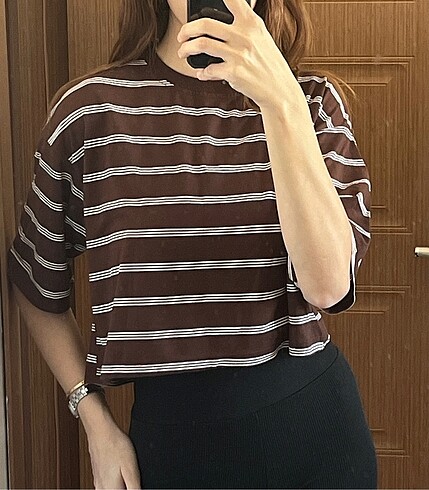 çizgili tişört