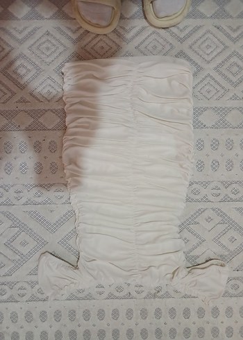 mezuniyet düğün elbisesi beyaz kısa - Görsel 4