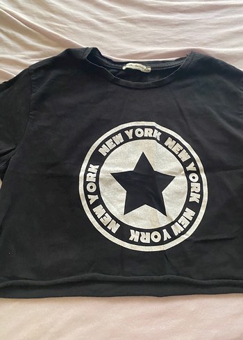s Beden beyaz Renk Bershka Tshirt
