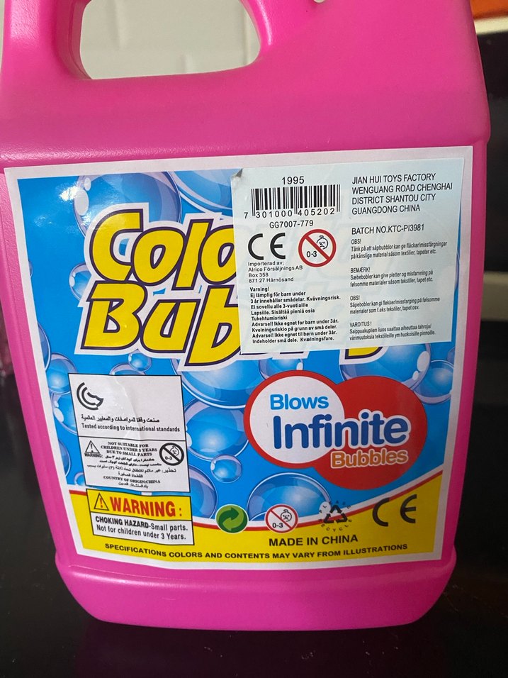 Renkli Baloncuk Sıvısı 2L - 3+ Yaş - Görsel 2