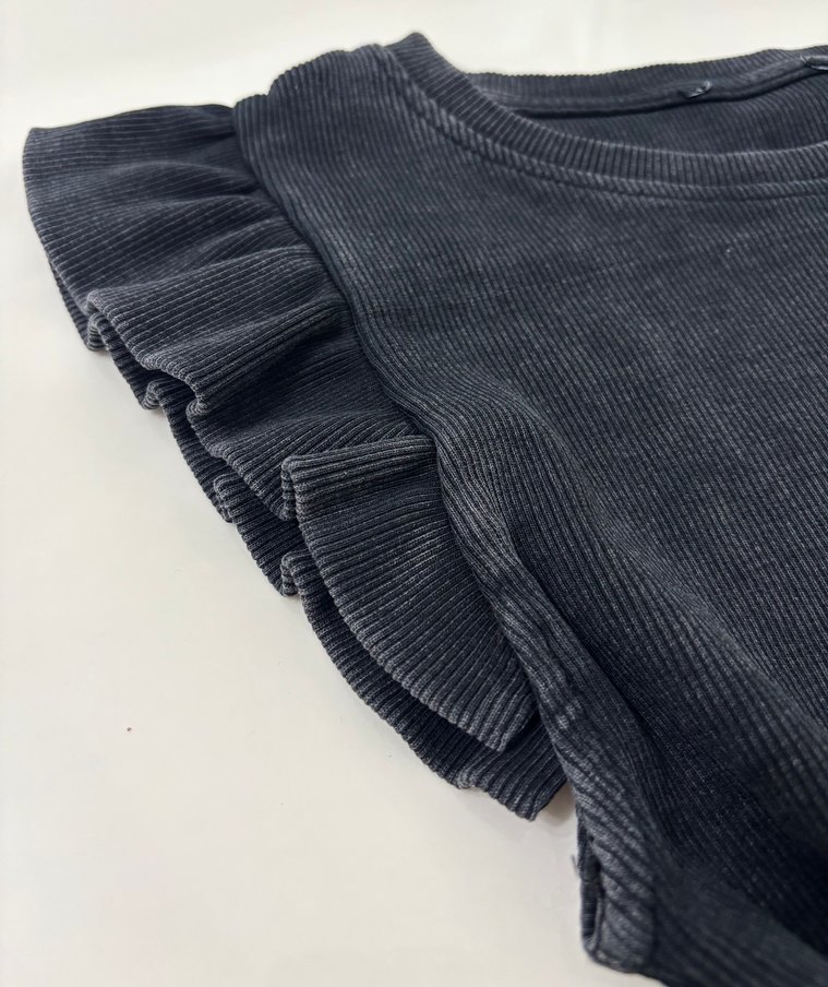 Siyah Gothic Kadın Bluz - Görsel 2