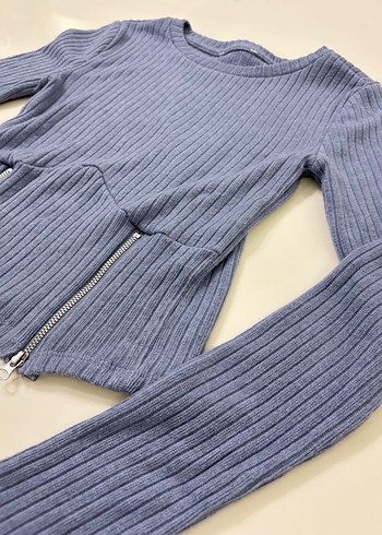 Y2K Denim Crop Top - Görsel 3