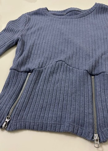 Y2K Denim Crop Top - Görsel 2