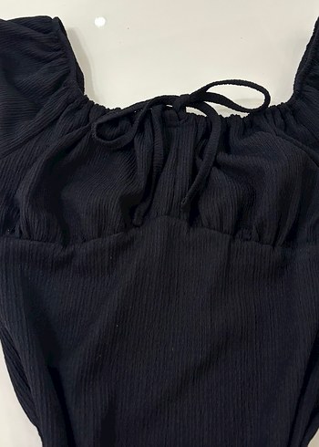 Siyah Gothic Kadın Elbise - Görsel 2