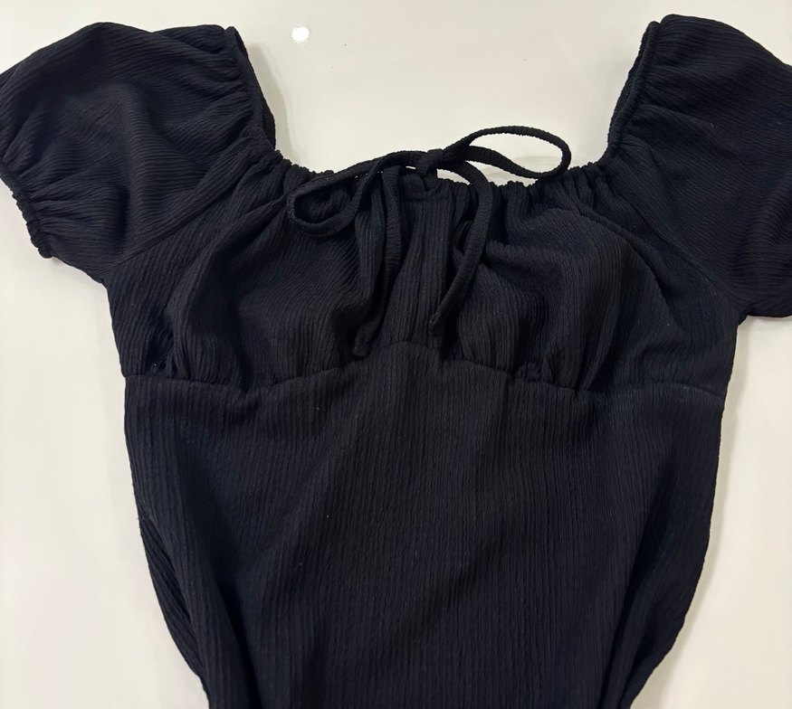 Siyah Gothic Kadın Elbise - Görsel 2