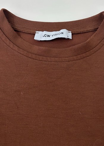 Kadın Kahverengi Tişört - Görsel 3