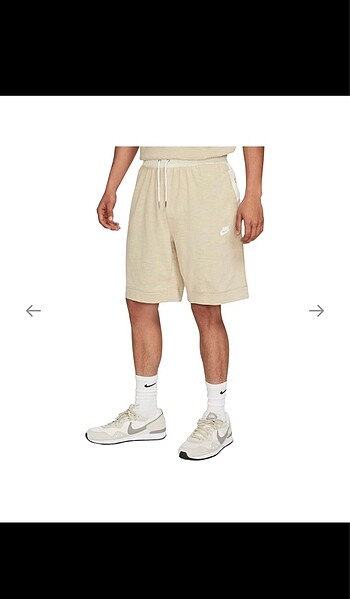 Nike Sportswear Krem Erkek Şort