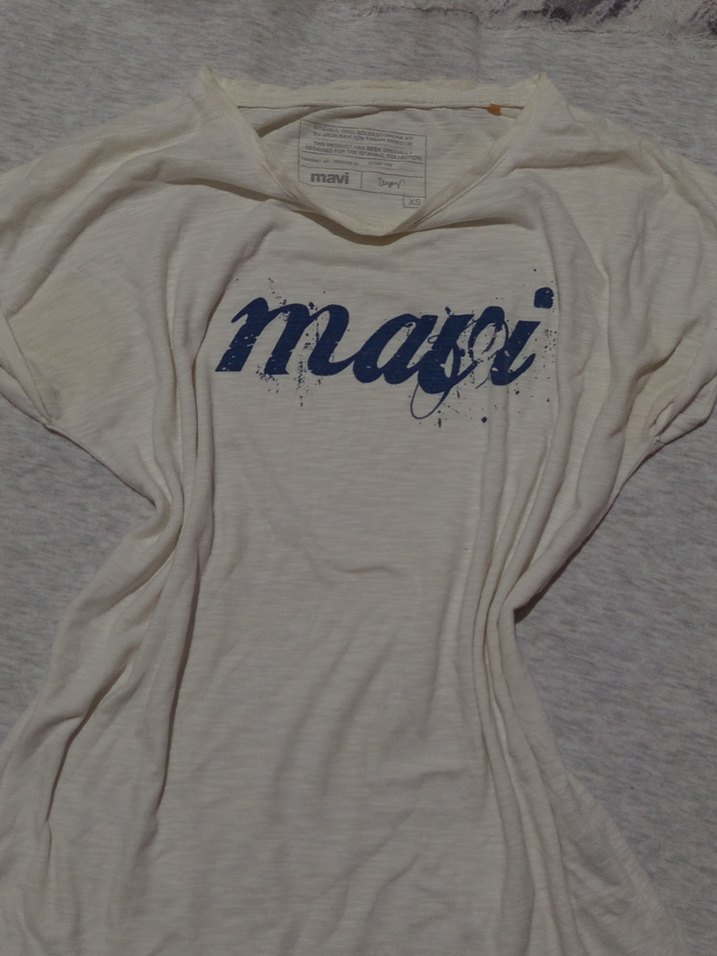 mavi ozel tasarim tişört - Görsel 3