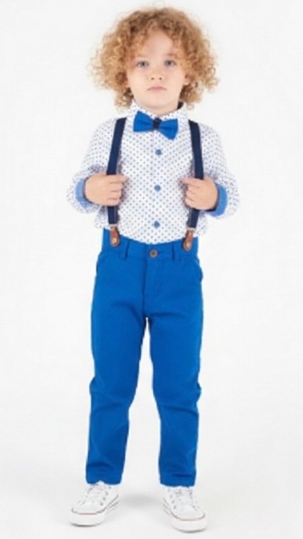 Desenli Papyonlu Erkek Takım - Görsel 2