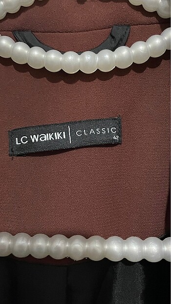 Önden düğme kapamalı düz Blazer ceket