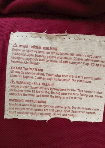 Beden Ergonomik Bebek Kanguru