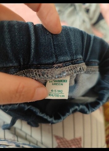 5 Yaş Beden mavi Renk LCW kot