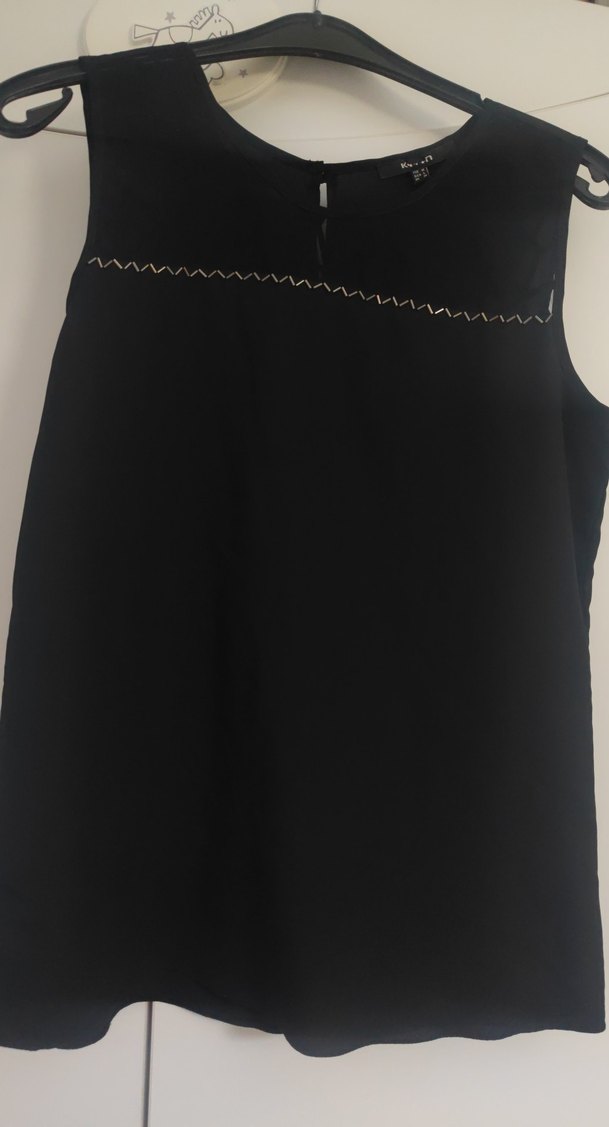 Koton marka boncuklu kolsuz bluz - Görsel 2