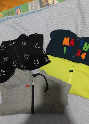 Erkek Çocuk Kapüşonlu Çok Renkli Sweatshirt - Görsel 2