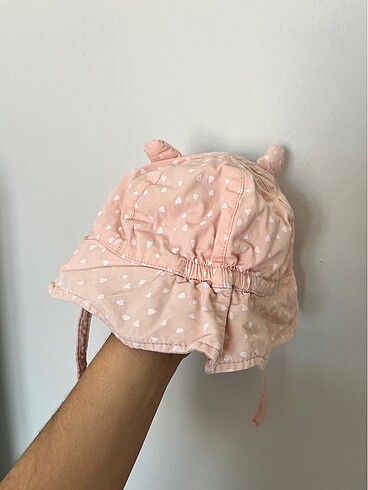 6-12 Ay, 18 cm Beden pembe Renk Şapka