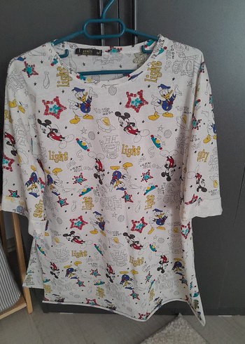 Renkli baskılı tişört - Görsel 4