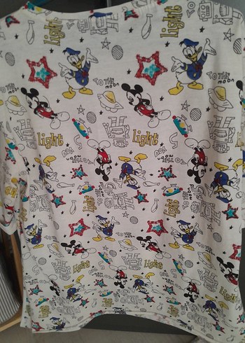 Renkli baskılı tişört - Görsel 2