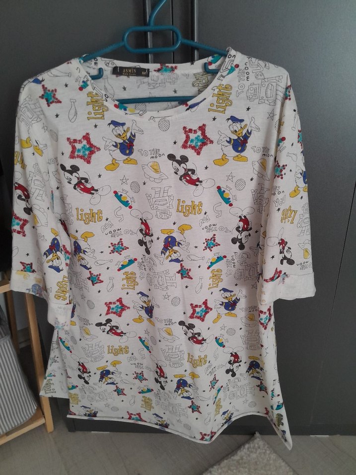 Renkli baskılı tişört - Görsel 4