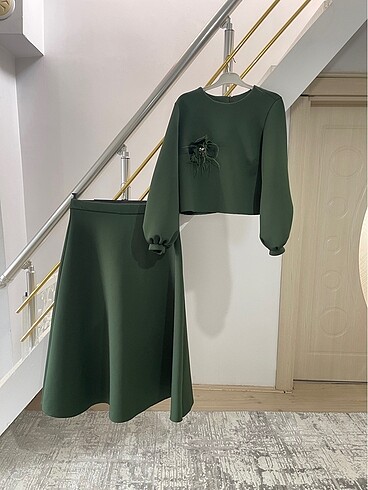 Şık Haki Takım / Özel Gün Kıyafeti / Sıfır Ayarında / 500 TL