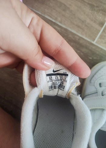 21 Beden beyaz Renk Nike Bebek Beyaz Sneaker