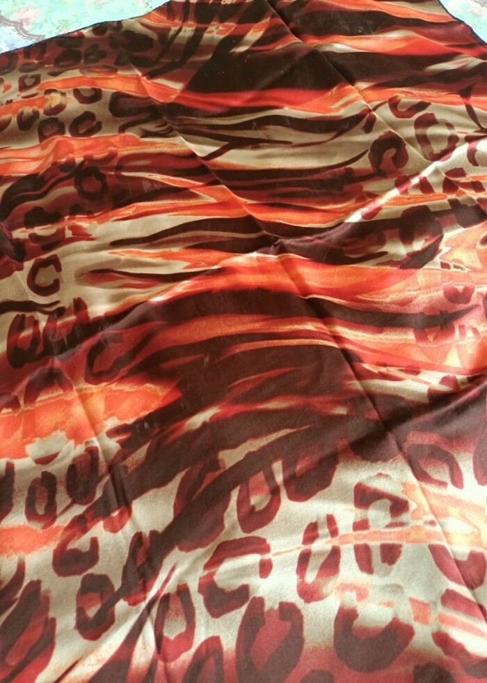 PİERRE CARDİN TİVİL İPEK EŞARP  - Görsel 3