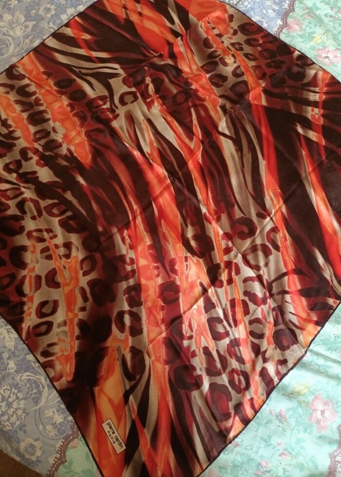 PİERRE CARDİN TİVİL İPEK EŞARP  - Görsel 4