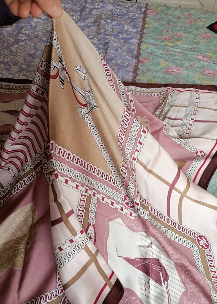 AKER Tivil ipek eşarp  - Görsel 3