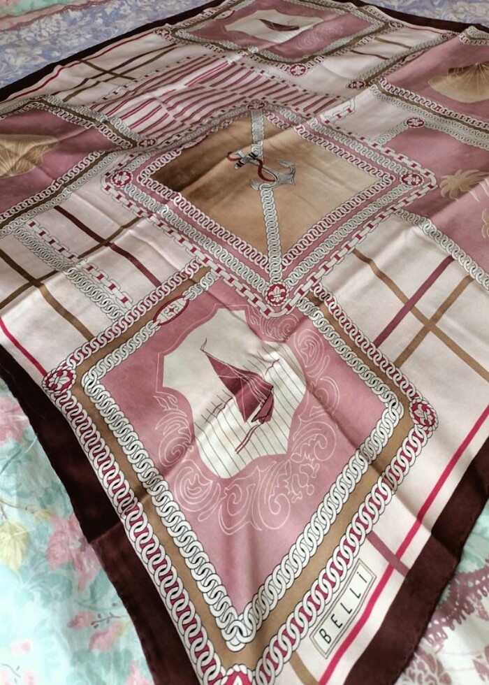 AKER Tivil ipek eşarp  - Görsel 4