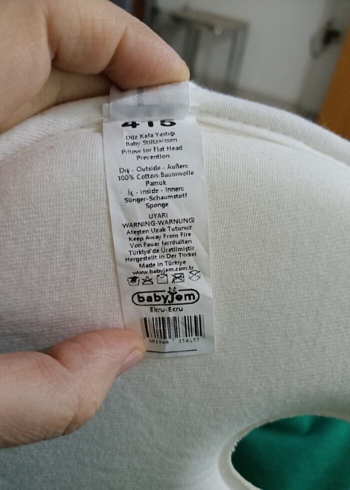 BEBEK DÜZ KAFA YASTIĞI  - Görsel 2