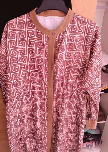 Armine Düğmeli Uzun Bohem Tunik - Görsel 5