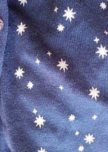 Kız Çocuk Lacivert Uzun Kollu Triko Hırka - Görsel 5