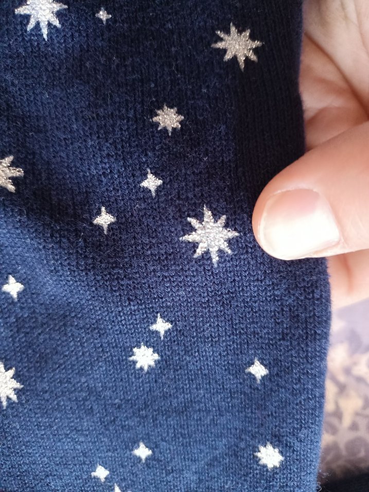 Kız Çocuk Lacivert Uzun Kollu Triko Hırka - Görsel 4