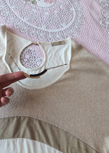 Bej yazlık Kadın bluz - Görsel 2