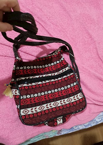 Bohem Çok Renkli Kadın Omuz Çantası - Görsel 5