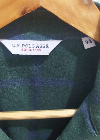 Düğmeli Yeşil Uzun Kollu Kadın Gömlek - Görsel 3