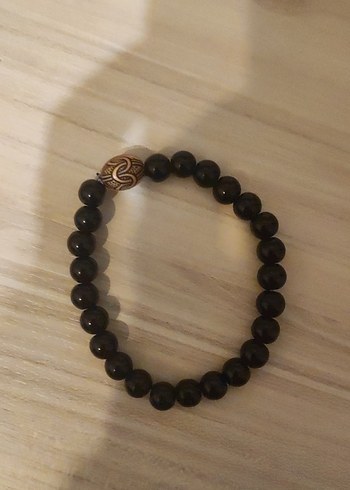 Zara Siyah Boncuklu Bohem Kadın Bileklik