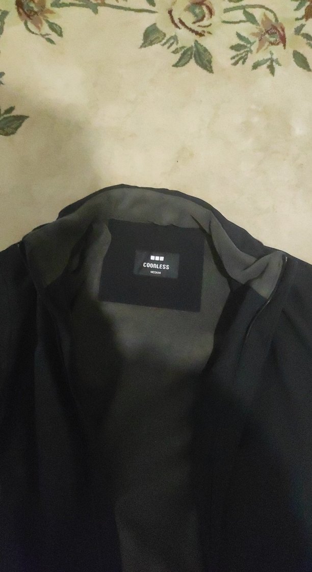 Siyah erkek montu - Görsel 4