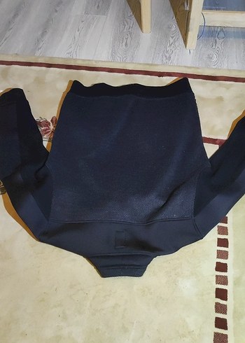 Erkek Lacivert Fermuarlı Sweatshirt - Görsel 6