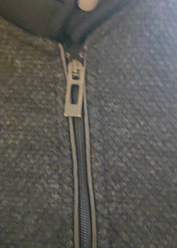 Erkek Lacivert Fermuarlı Sweatshirt - Görsel 5