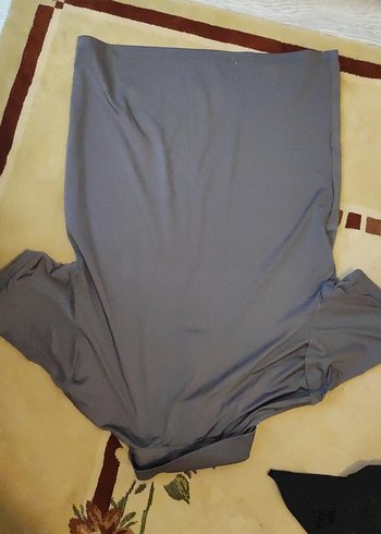 Gri Kısa Kollu Polo Yaka Tişört - Görsel 5