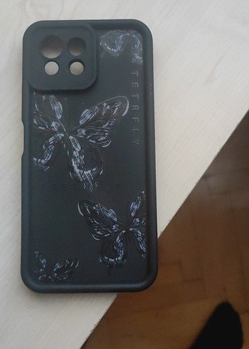 Şeffaf Kelebek Desenli Siyah Gotik Telefon Kılıfı - Görsel 4