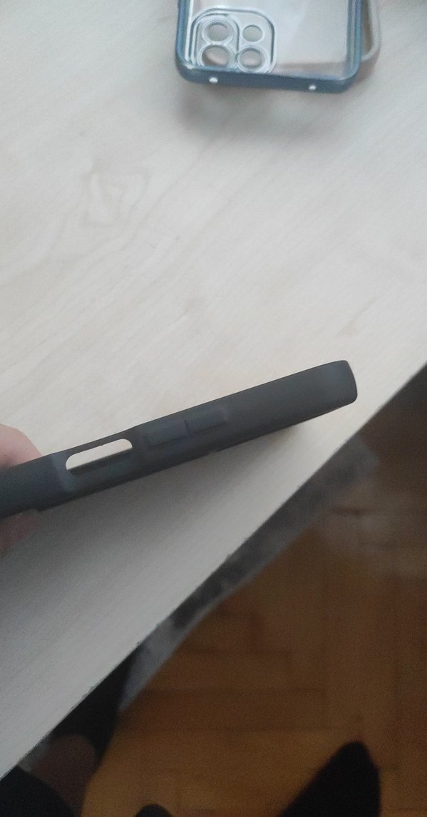 Şeffaf Kelebek Desenli Siyah Gotik Telefon Kılıfı - Görsel 2