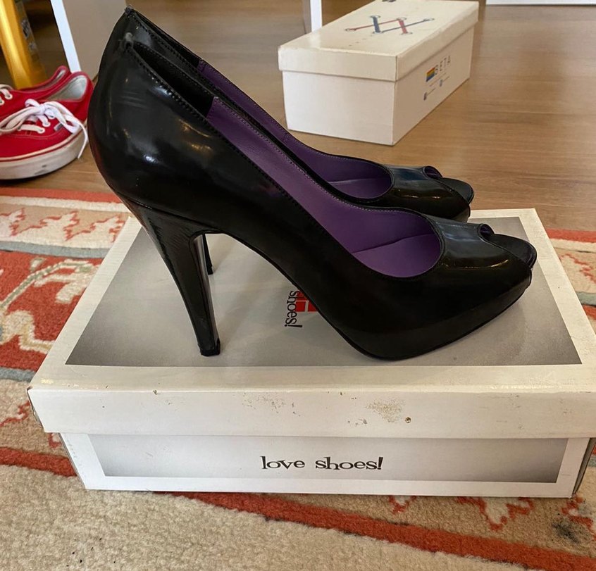 elle topuklu ayakkabı - Görsel 3