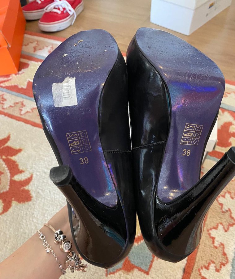 elle topuklu ayakkabı - Görsel 5