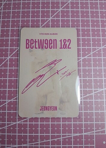 Zara Orjinal jeongyeon photocard pc