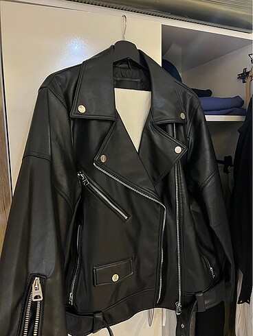Pull and Bear Pull&Bear deri ceket