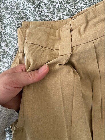 34 Beden camel Renk Kumas pant