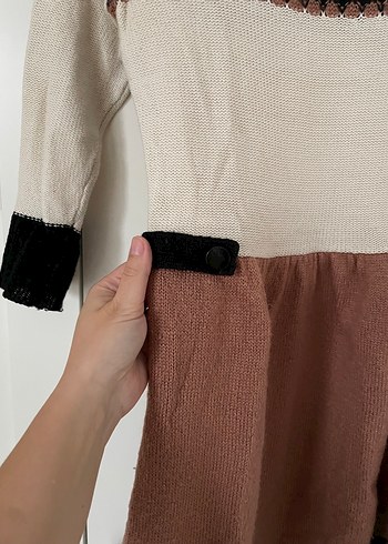36 Beden ten rengi Renk Topshop Triko Elbise