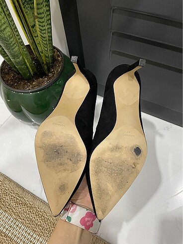 37 Beden siyah Renk Mango siyah stiletto