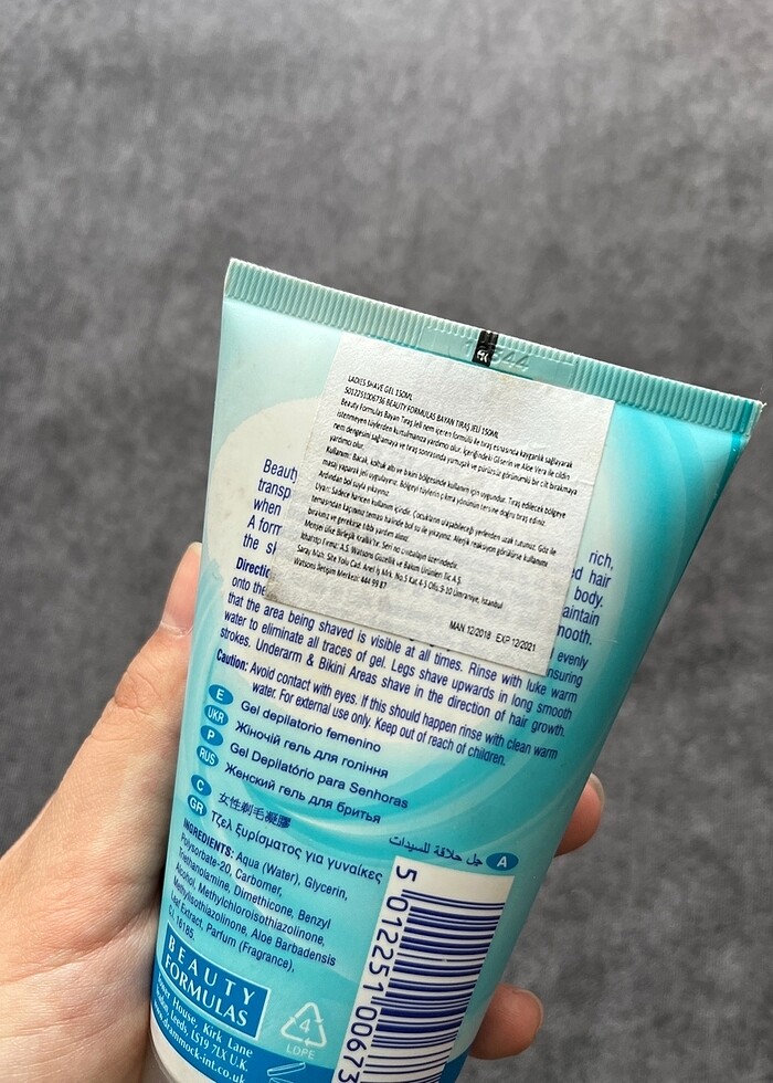 Bayan traş jeli - Görsel 2